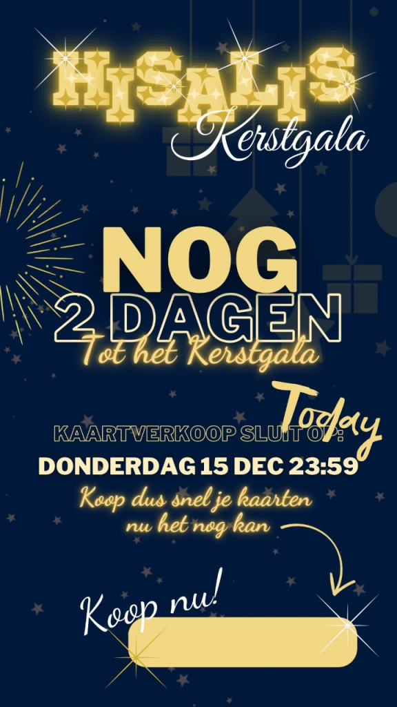 Nog 2 dagen tot Kerstgala! Nieuws afbeelding